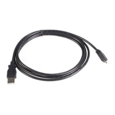  OEM USB-A 2.0 -&gt; USB-B 2.0 micro M/M adatkábel 1m fekete kábel és adapter