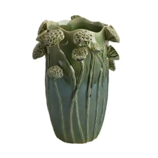 OEM Váza 3D lótusz mintás kerámia 32x31cm dekoráció