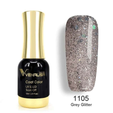 OEM Venalisa 1105 Szürke Csillámos Zselélakk - 12ml lakk zselé