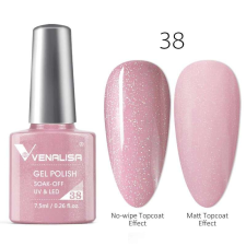 OEM Venalisa Gél lakk 38 - Rózsaszín - 7,5 ml lakk zselé