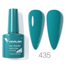 OEM VENALISA Gél lakk 435 - Tengerzöld - 7,5ml lakk zselé