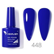 OEM Venalisa Gél Lakk 448 - HEMA Mentes - Sötétkék - 7,5ml lakk zselé
