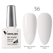 OEM Venalisa Gél lakk 56 - Fehér - 7,5 ml lakk zselé