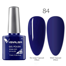 OEM Venalisa Gél lakk 84 - Mélykék - 7,5 ml lakk zselé