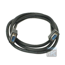OEM VGA M/M video jelkábel 3m fekete kábel és adapter