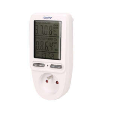 OEM Wattmérő, energiaszámológép LCD kijelzővel villanyszerelés