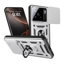 OEM Xiaomi 15 GIGAPACK Defender szilikon telefonvédő ütésállóság, kameravédő, EZÜST tok és táska