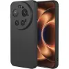 OEM Xiaomi 17 Ultra 5G szilikon tok, hátlaptok, telefon tok, matt, fekete
