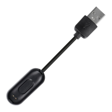 OEM Xiaomi Mi Band 4 okoskarkötő / okosóra töltő kábel, fekete, HD21 okosóra kellék