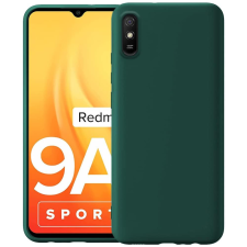 OEM Xiaomi Redmi 9A / 9AT / 9i szilikon tok, hátlaptok, telefon tok, matt, zöld tok és táska