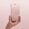 OEM Xiaomi Redmi 9C könyvtok, fliptok, telefon tok, mágneszáras, bankkártyatartós, mandala mintás, rose gold Forcell Mezzo