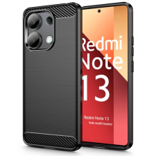 OEM Xiaomi Redmi Note 13 4G szilikon tok, hátlaptok, telefon tok, karbon mintás, fekete, Carbon case tok és táska