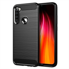 OEM Xiaomi Redmi Note 8T szilikon tok, hátlaptok, telefon tok, karbon mintás, fekete tok és táska