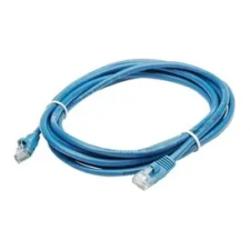 OEM XUTPSZC6KAB10K RJ45 CAT6 UTP M/M adatkábel 10m LSOH kék kábel és adapter
