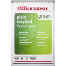 OFFICE DEPOT 5 tömb újrahasznosított sima flipchart papír flipchart