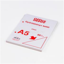 OFFICE DEPOT A5 50 lapos sima gyűrűskönyv betét (OFFICE_DEPOT_2515-53) gyűrűskönyv