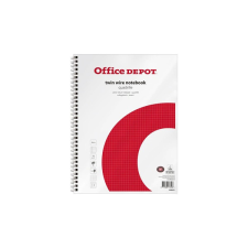 OFFICE DEPOT Office Depot A4+ 5db/csomag lefűzhető kockás spirálfüzet füzet
