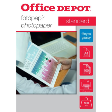 OFFICE DEPOT Standard A4 Fényes fotópapír 160g/m2 (100db/csomag) (OD112255) fotópapír