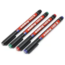 OfficeFox Alkoholos marker 0,3mm, 140S OHP Edding kék filctoll, marker