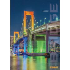 OfficeFox Füzet vonalas STREET A/4 54 lapos Bridge füzet