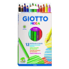 OfficeFox Színes ceruza GIOTTO mega jumbo 12 db/készlet