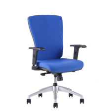 OfficePro Halia ergonomikus irodai szék Szín: kék, Fejtámla: fejtámla nélküli forgószék