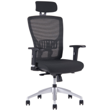 OfficePro Halia Mesh ergonomikus irodai szék Szín: fekete, Fejtámla: fejtámlával együtt forgószék