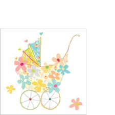 Oh Baby! papírszalvéta 25x25cm, 20db-os asztalterítő és szalvéta