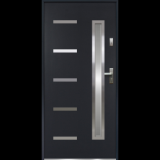 OK DOORS ACÉL BEJÁRATI KÜLTÉRI AJTÓ JUVENTUS HOMOKFÚVOTT JOBB ANTRACIT 100X207CM nyílászáró