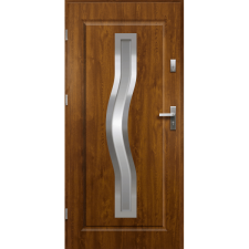 OK DOORS CERES HOMOKFÚVOTT ACÉL BEJÁRATI KÜLTÉRI AJTÓ, BALOS ARANYTÖLGY SZÍNBEN nyílászáró