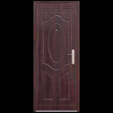 OK DOORS RA07 ACÉL LÉPCSŐHÁZI BEJÁRATI AJTÓ 97X205CM BAL MAHAGÓNI nyílászáró