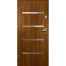 OK DOORS WESTA ACÉL BEJÁRATI KÜLTÉRI AJTÓ, BALOS ARANYTÖLGY SZÍNBEN nyílászáró