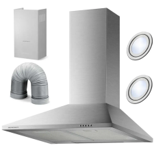  Okap kuchenny kominowy 60 cm Berdsen BT-213 INOX páraelszívó