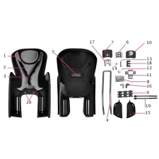 OKBABY gyerekülés kiegészítő, önzáró anya Body Guard üléshez kerékpáros gyermekülés