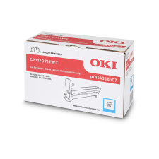Oki C711 cyan eredeti dobegység nyomtató kellék