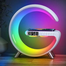 Okos RGB LED ébresztőóra és vezeték nélküli töltőállomás ébresztőóra