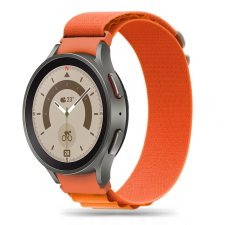 Okosóra szíj - Samsung Galaxy Watch6 / Watch6 Classic - nylon narancs szövet szíj okosóra kellék