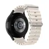  Okosóra szilikon szíj - Huawei Watch GT / GT2 / GT2 Pro (46 mm) szíj - F- Design FS01 - csontfehér szilikon szíj (szíj szélesség: 22 mm)