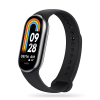  Okosóra szilikon szíj - Xiaomi Mi Band 8 / 8 NFC - fekete szilikon szíj