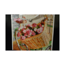  Ökotáska bevásárló táska Rózsás 40x37x17 cm konyhai eszköz