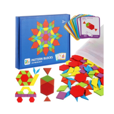  Oktatási puzzle - geometriai figurák puzzle, kirakós