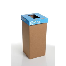 ÖKUKA Szelektív hulladékgyűjtő, újrahasznosított, angol felirat, 20 l, RECOBIN "Mini", kék szemetes