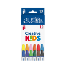Olajpasztell kréta készlet, ICO Creative Kids 12klf. szín pasztellkréta