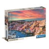  Olaszország Procida Island 1500 db-os Compact puzzle Clementoni