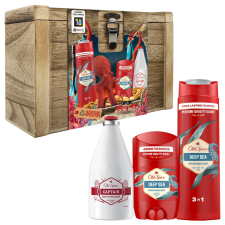 Old Spice Captain Kincsesláda Ajándékcsomag - Tusfürdő + Deo Stift + After Shave kozmetikai ajándékcsomag