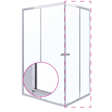  OLGA SQ 70 ELEMENT zuhanyajtó kád, zuhanykabin