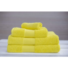 OLIMA klasszikus pamut vendégtörölköző OL450, Yellow-50X100 lakástextília