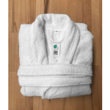 OLIMA OL3300 unisex pamut fürdőköntös Olima, White-XS/S lakástextília