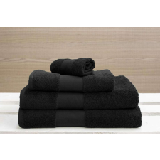 OLIMA OL450 klasszikus pamut kéztörlő Olima, Black-30X50 lakástextília
