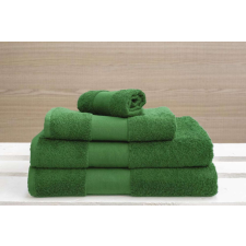 OLIMA OL450 klasszikus pamut kéztörlő Olima, Kelly Green-30X50 lakástextília